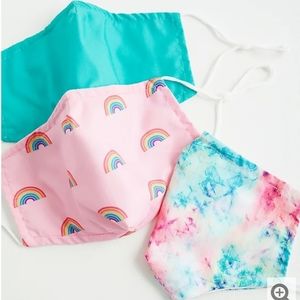 RAINBOW TIE-DYE NON-MEDICAL REUSABLE FACE MASKS -
